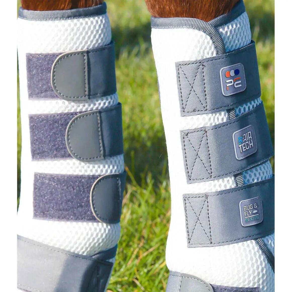Guêtres pour cheval anti-insectes et anti-mouches Premier Equine Pro-Tech 4/6