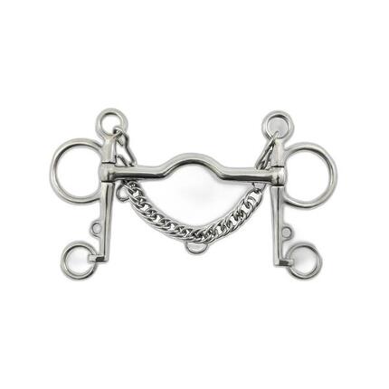 Mors pelham moyen avec gourmette Premier Equine