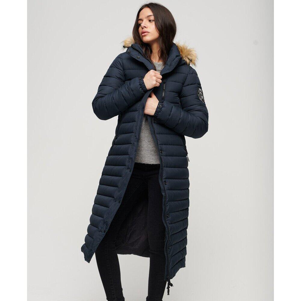 Doudoune longue à capuche femme Superdry Fuji 2/5