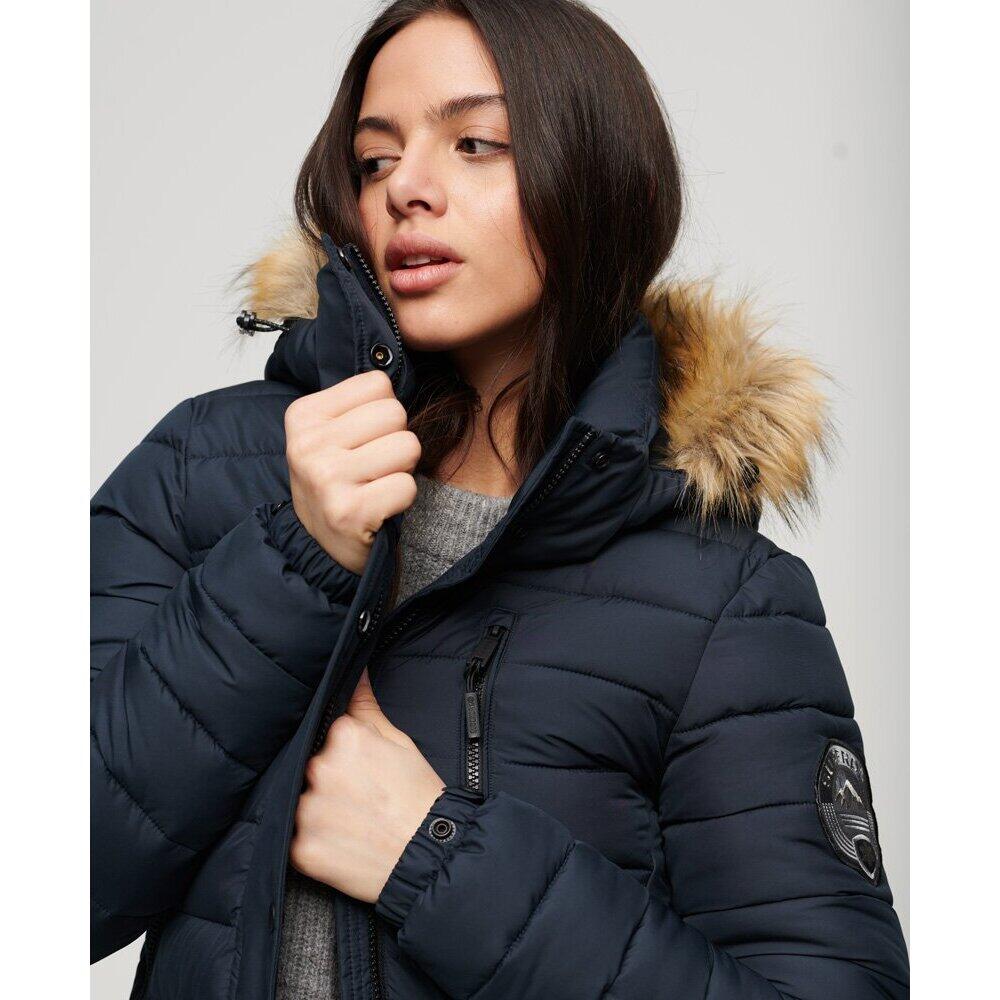 Doudoune longue à capuche femme Superdry Fuji 4/5