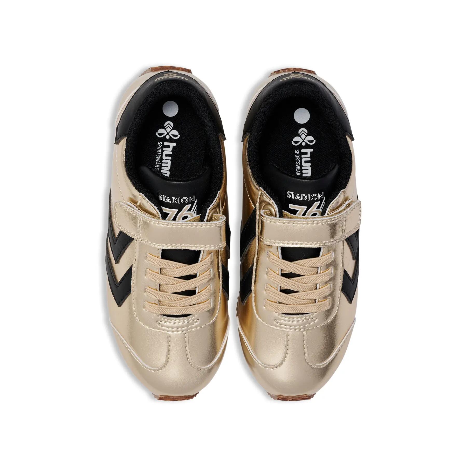Baskets enfant Hummel Stadion Metallic 4/6