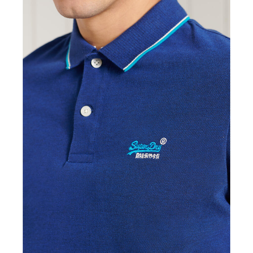 Camisa pólo piqué à beira da piscina Superdry 3/3