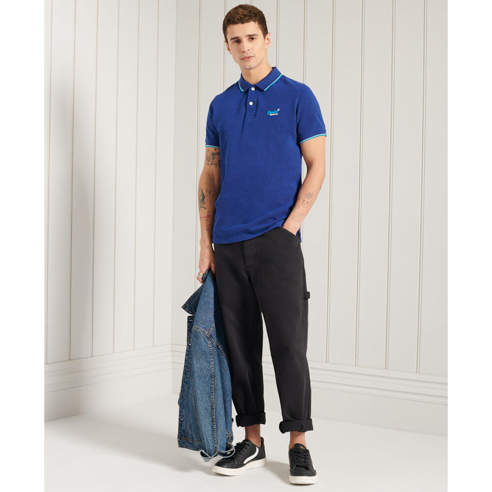 Camisa pólo piqué à beira da piscina Superdry 2/3