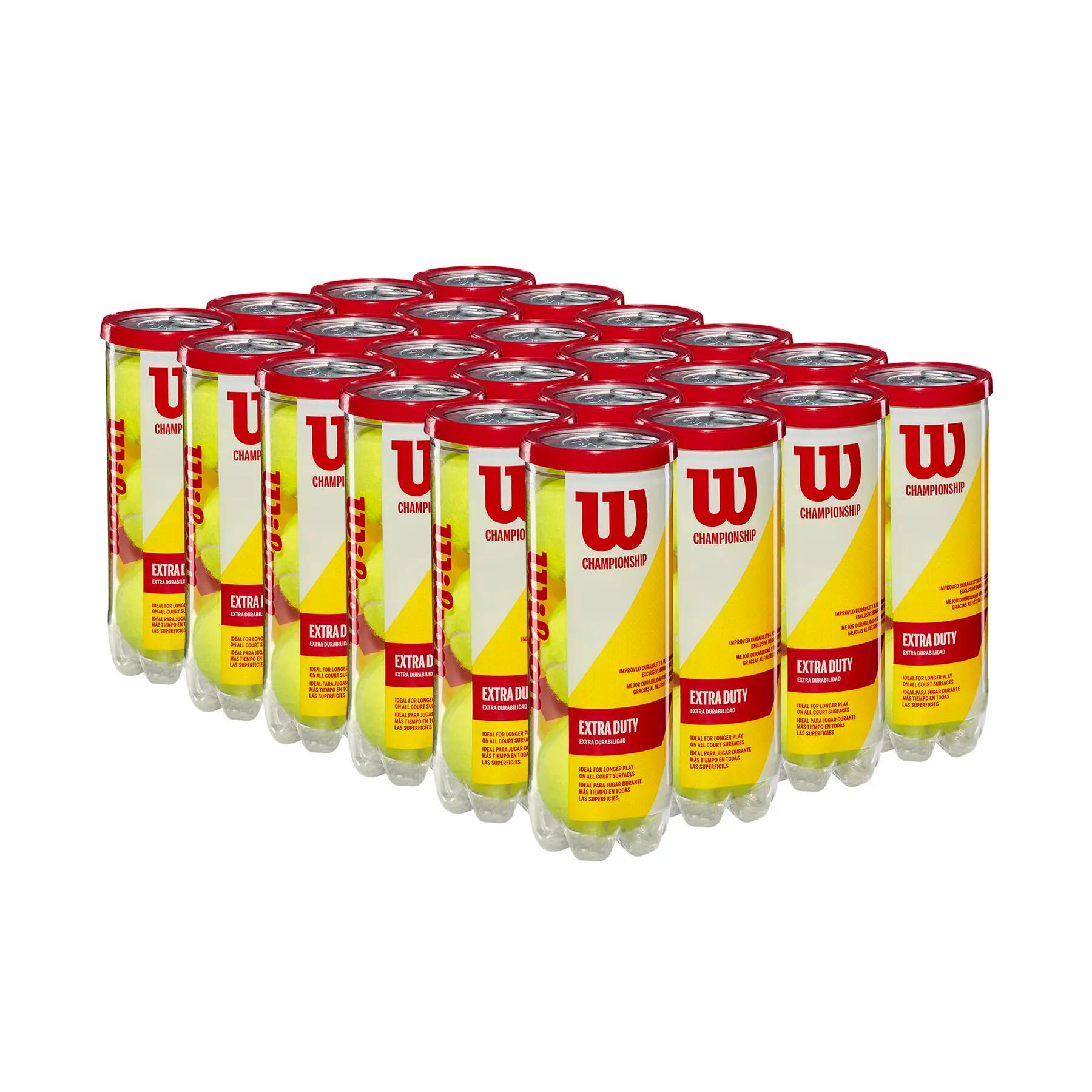 Bolas de ténis Wilson Championship 3 - Pack de tamanho único 4/6