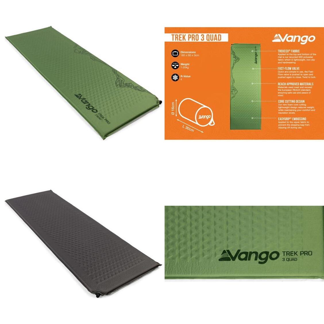 Mata kempingowa jednoosobowa Vango Trek Pro 3 2/6