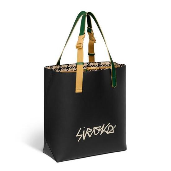 Borsa shopper Uomo e donna Mand Black Nero