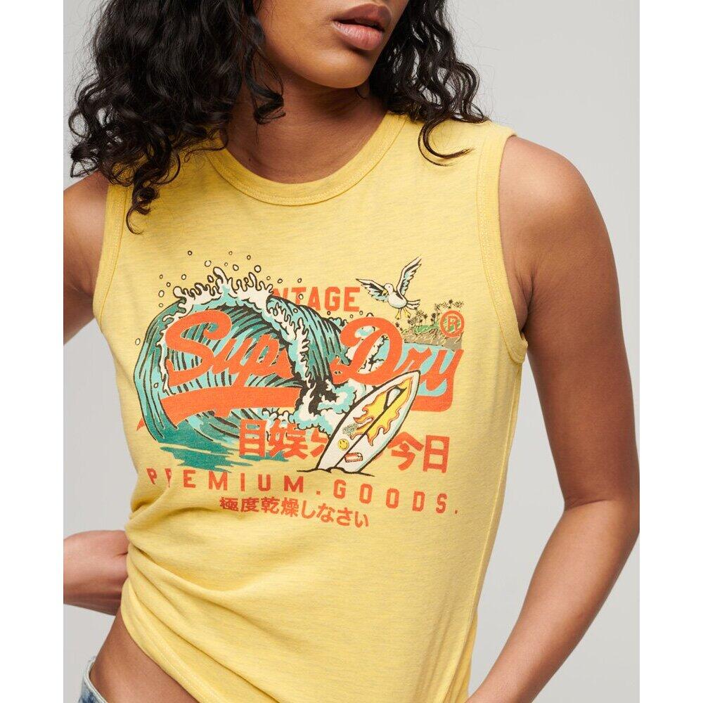 Damestanktop Superdry LA Vintage Logo 4/6