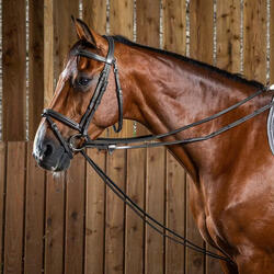 Rênes pour cheval tout cuir Dy'on Working