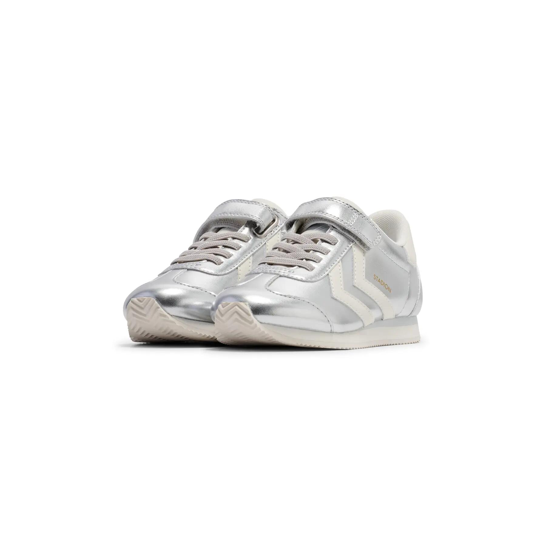 Baskets enfant Hummel Stadion Metallic 2/7