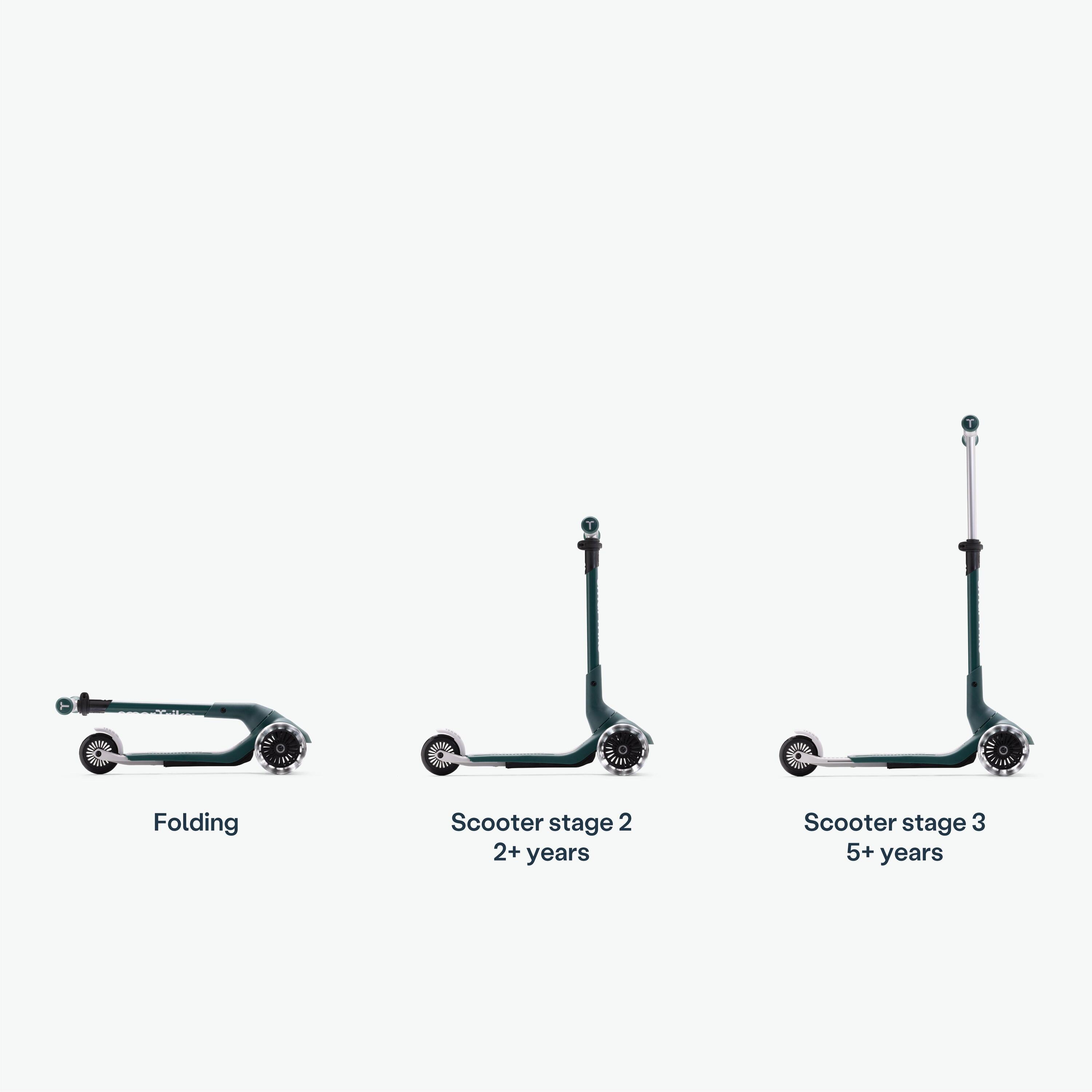 Patinete de 3 ruedas Xtend Mini+ - Verde 2/6