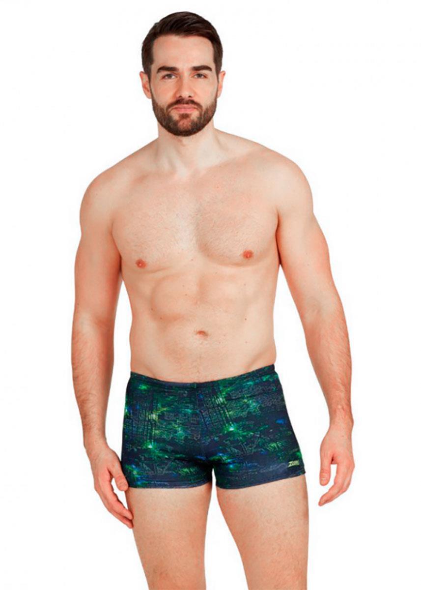 Boxer De Bain Homme SOUTH WEST – Bleu, Polyamide/Élasthanne, Neuf Avec Étiquette