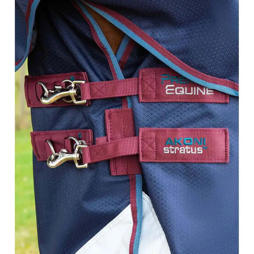Coperta da esterno per cavalli con copricollo Premier Equine Akoni Stratus 0g 3/5