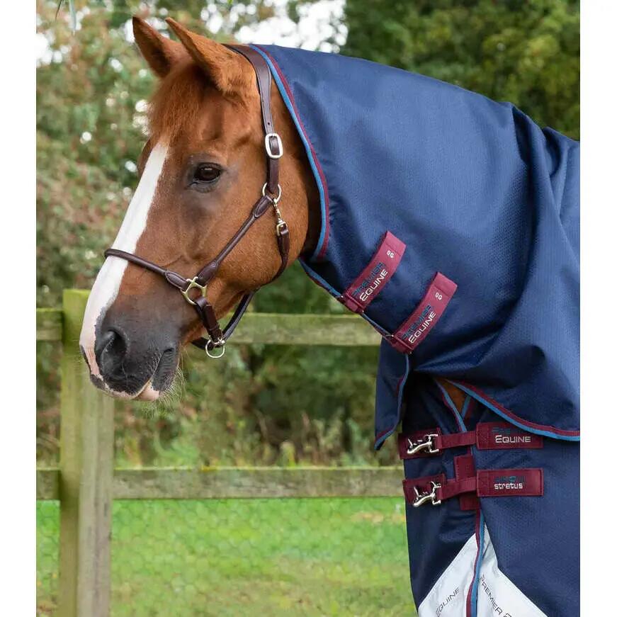 Coperta da esterno per cavalli con copricollo Premier Equine Akoni Stratus 0g 2/5