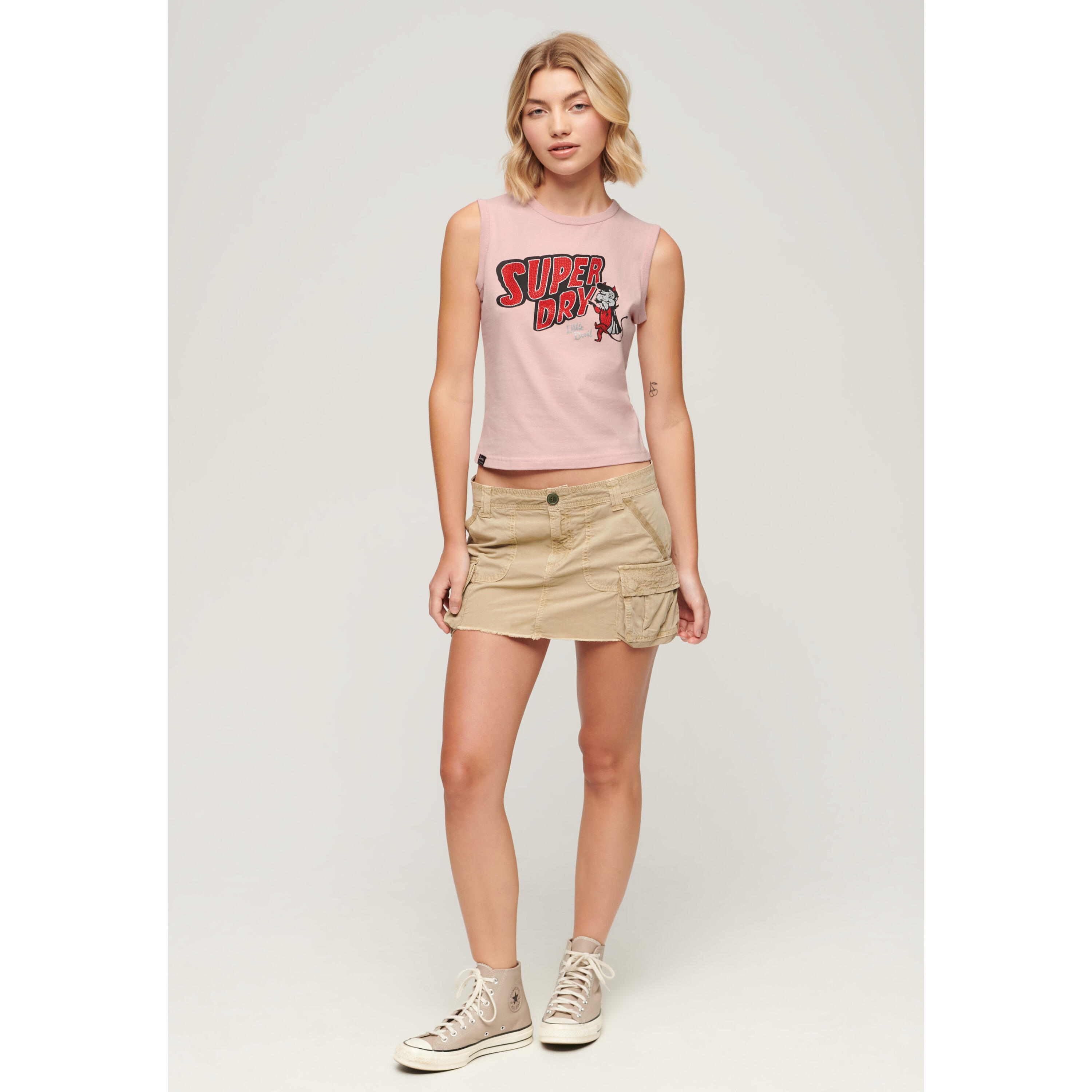 Débardeur slim femme Superdry Retro 3/6
