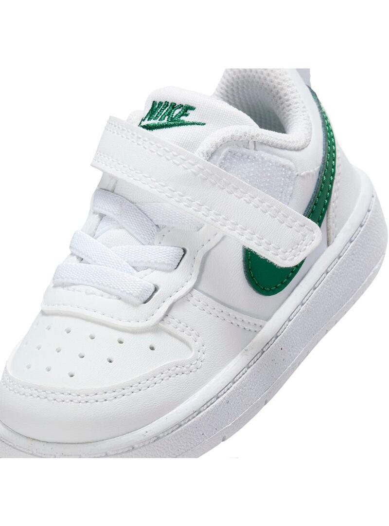 Sapatilhas de futebol para crianças Nike Court borough low recraft branco. 3/7