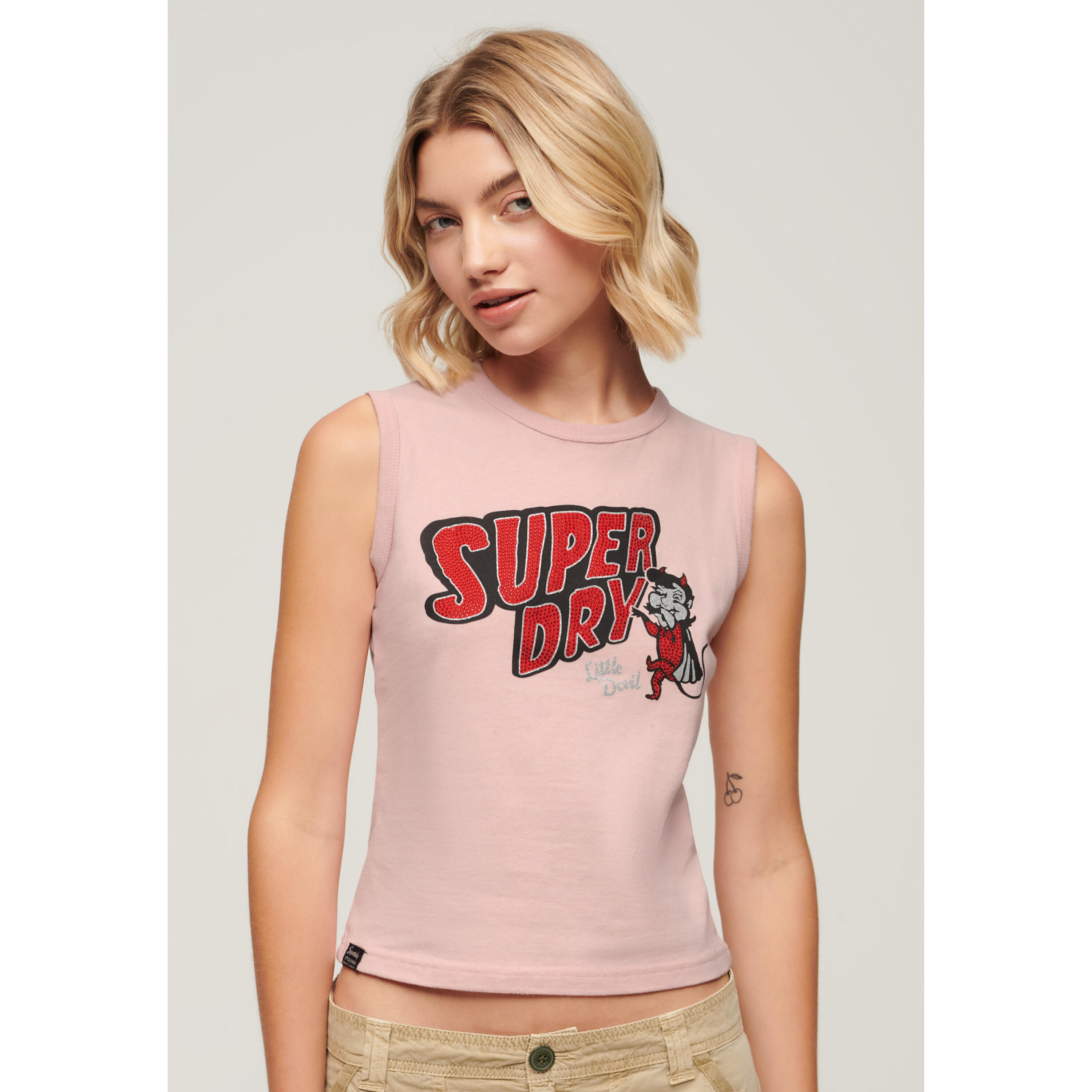 Débardeur slim femme Superdry Retro 2/6