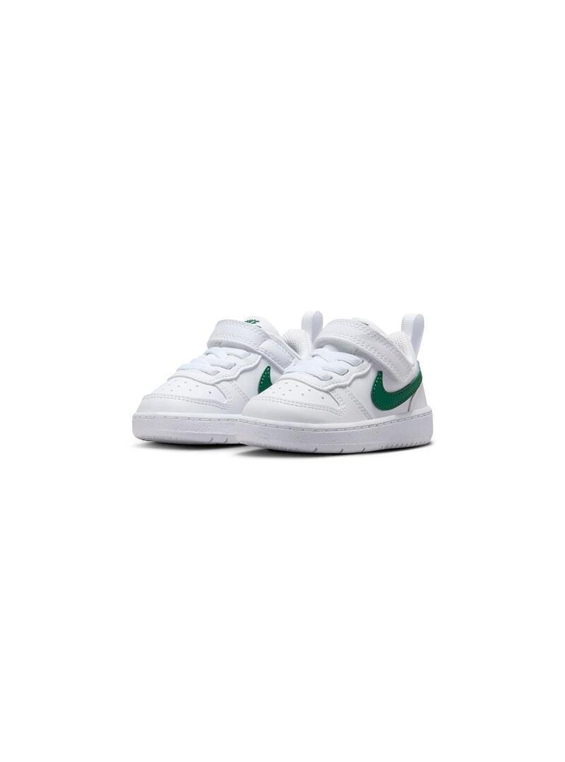 Sapatilhas de futebol para crianças Nike Court borough low recraft branco. 5/7