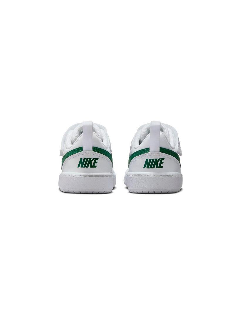 Sapatilhas de futebol para crianças Nike Court borough low recraft branco. 4/7