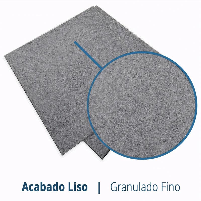 Piso do ginásio. Telha de Borracha 50x50x20mm (CINZA). Pacote 20 4/8
