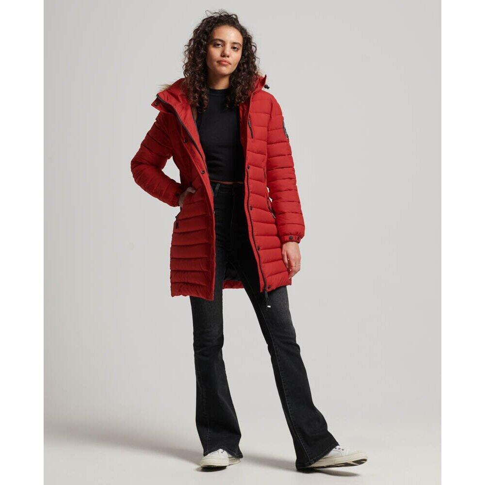 Doudoune mi-longue à capuche femme Superdry Fuji 3/6