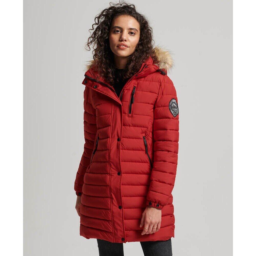 Doudoune mi-longue à capuche femme Superdry Fuji 2/6