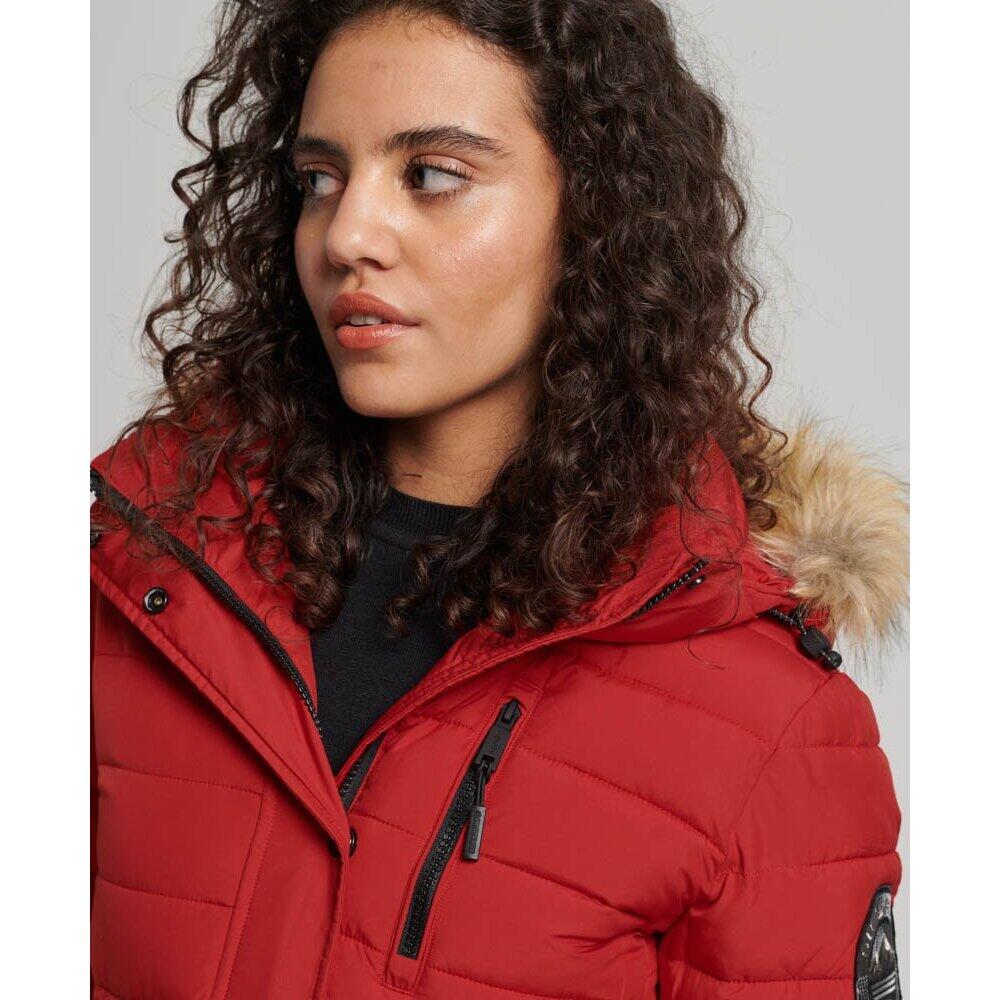 Doudoune mi-longue à capuche femme Superdry Fuji 5/6