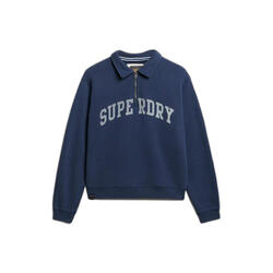 Pull 1/2 zip femme Superdry Athletic Collared
