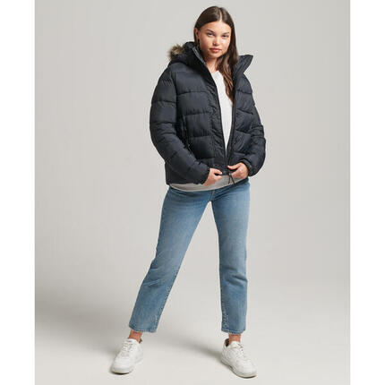 Veste courte à capuche et doublure intermédiaire de SUPERDRY