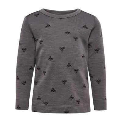 Kinder-t-shirt met lange mouwen hummel mini wool