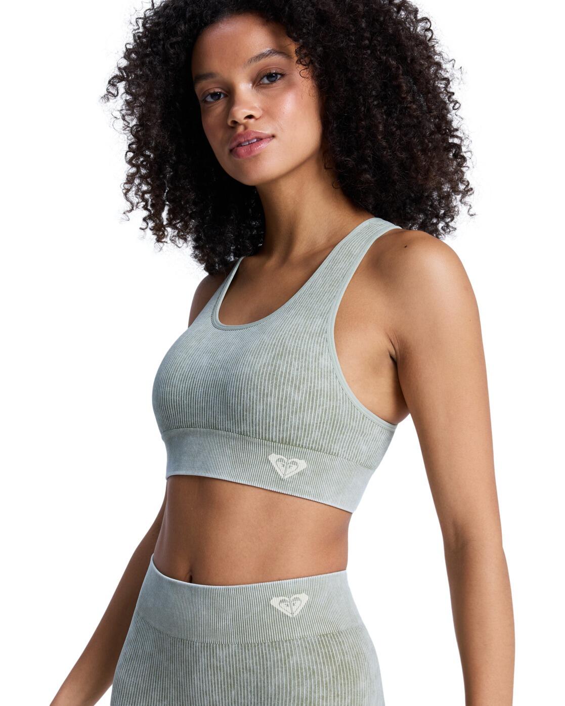 Sujetador Deportivo CHILLOUT SEAMLESS WASHED Verde Mujer 3/4