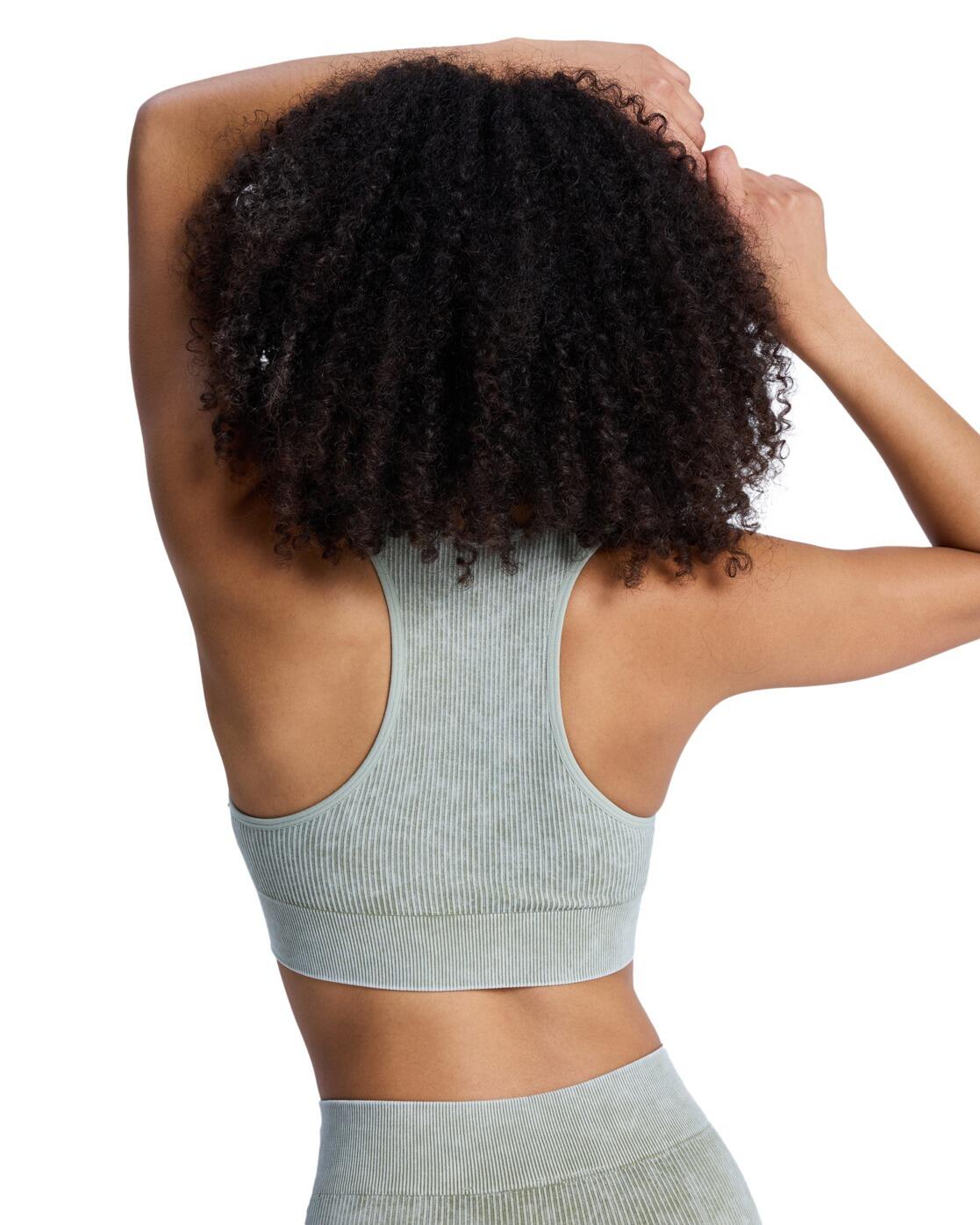 Sujetador Deportivo CHILLOUT SEAMLESS WASHED Verde Mujer 2/4