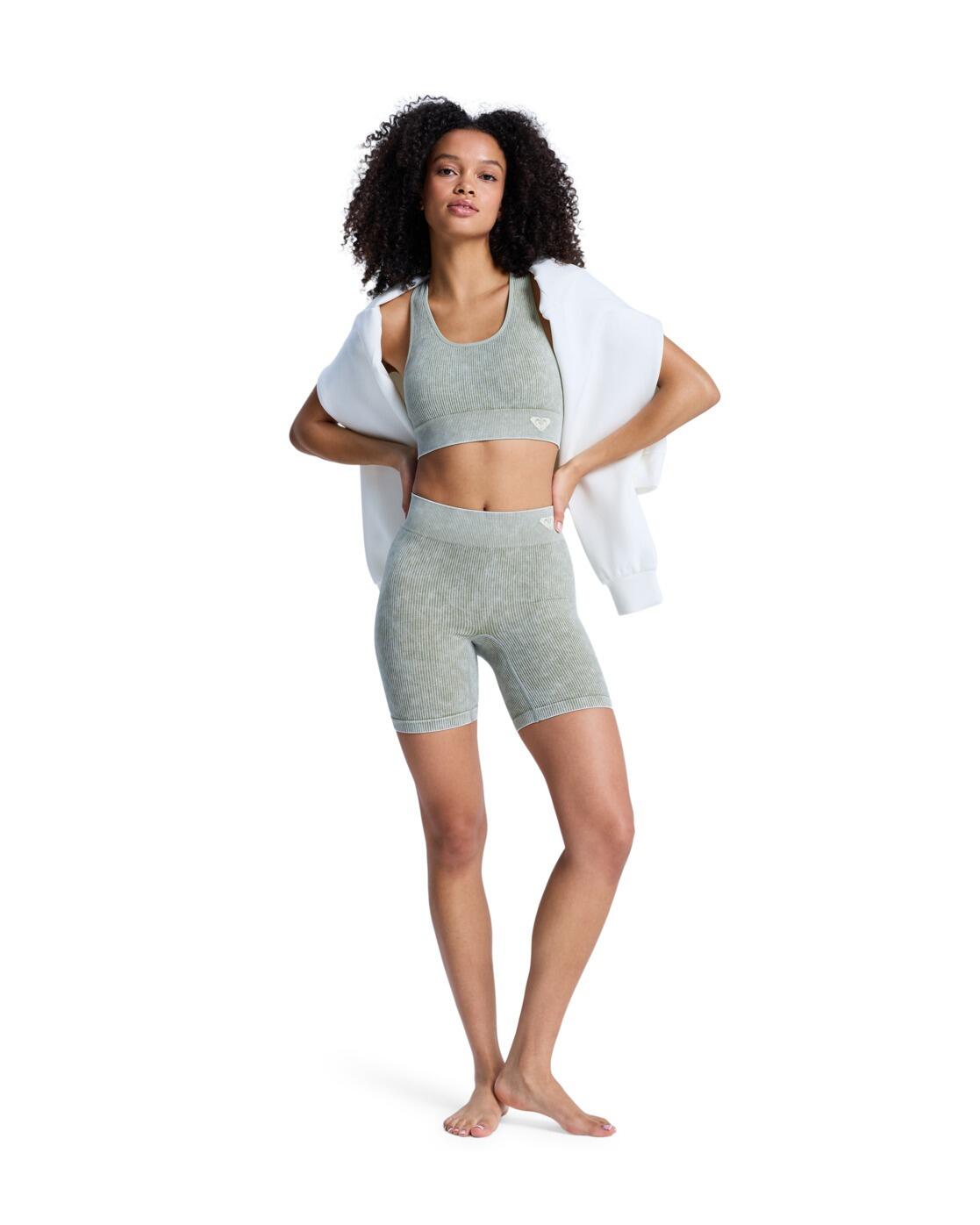 Sujetador Deportivo CHILLOUT SEAMLESS WASHED Verde Mujer 4/4