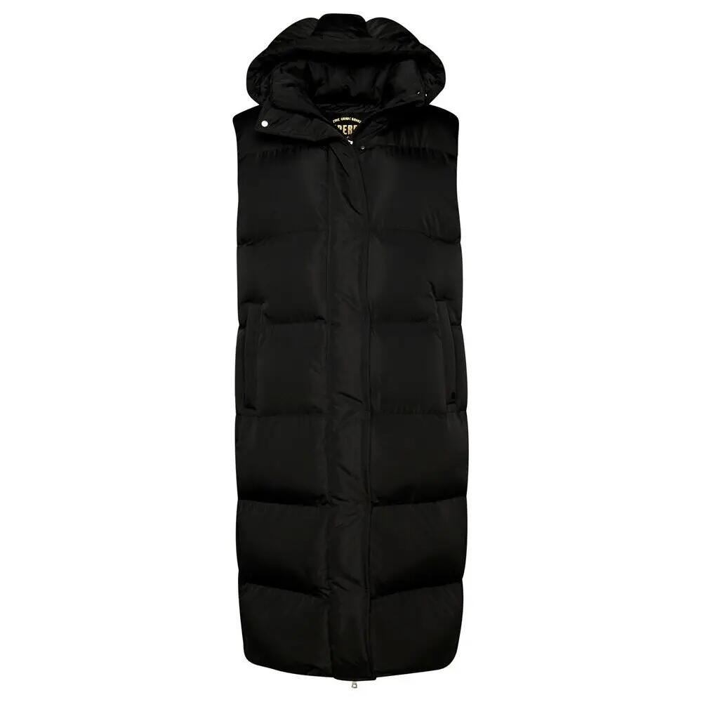Women's long sleeveless hooded down jacket Superdry