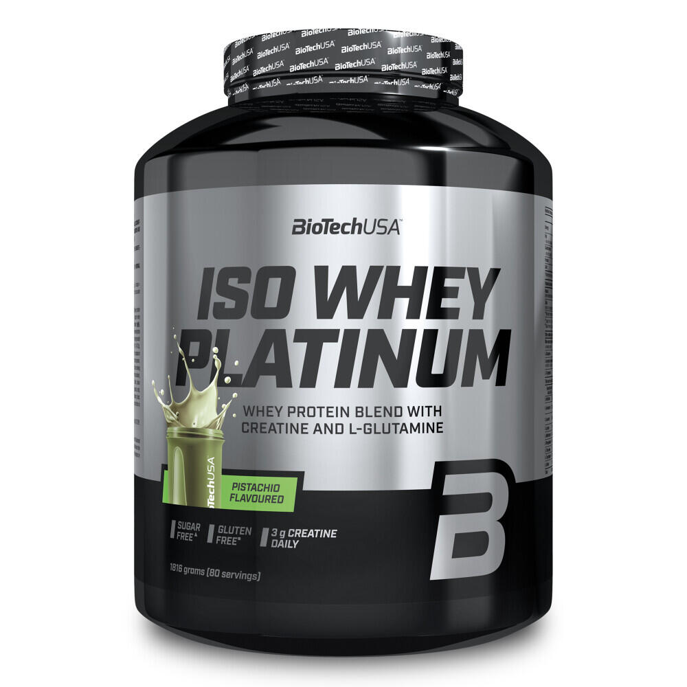 Iso Whey Platinum - 1816g Pistachio Biotech USA