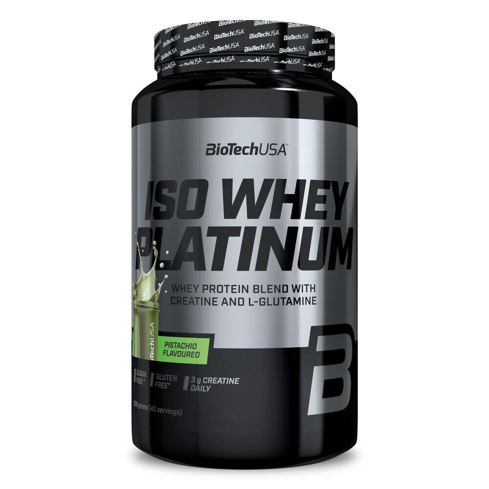 Iso Whey Platinum - 908g Pistachio Biotech USA