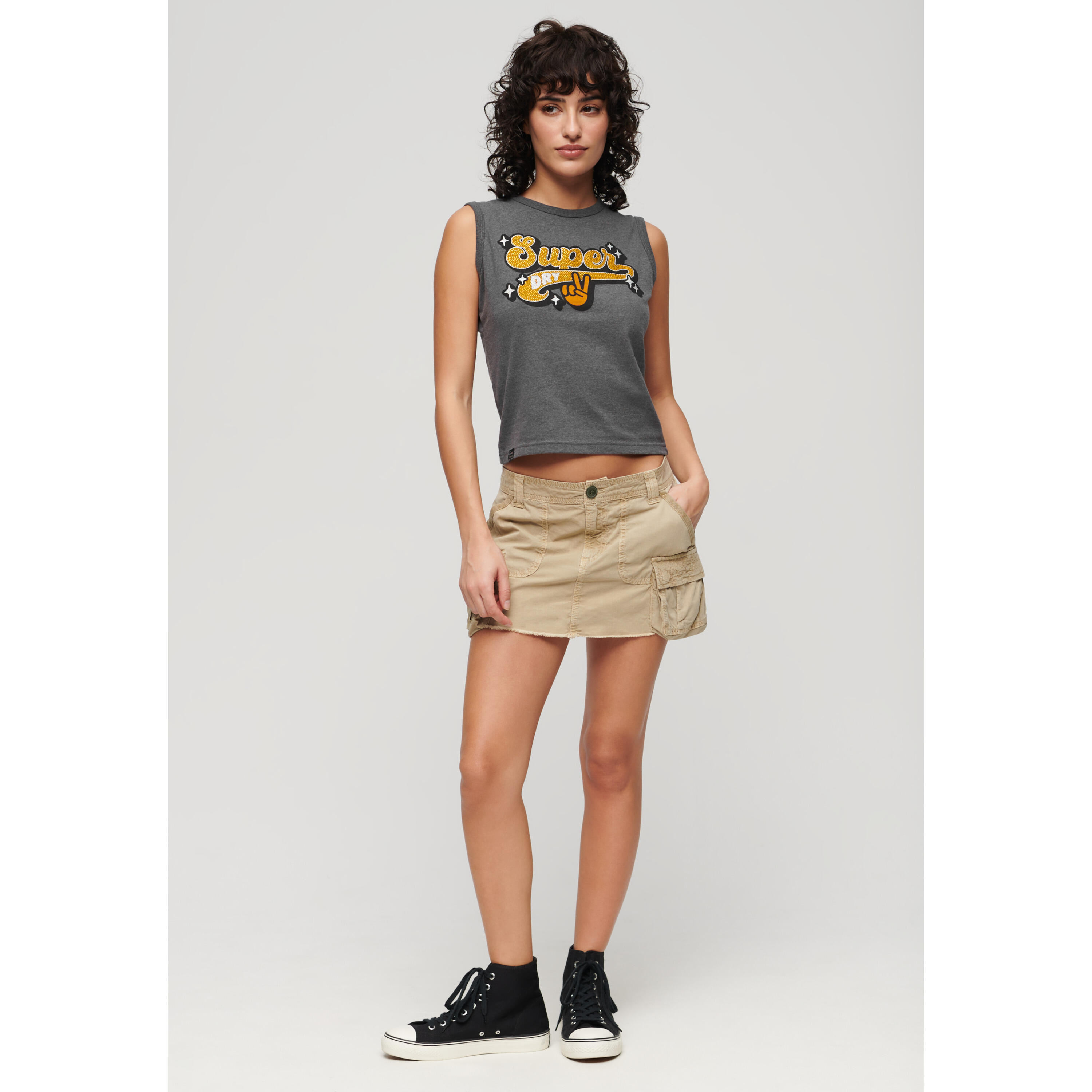 Débardeur slim femme Superdry Retro 3/6