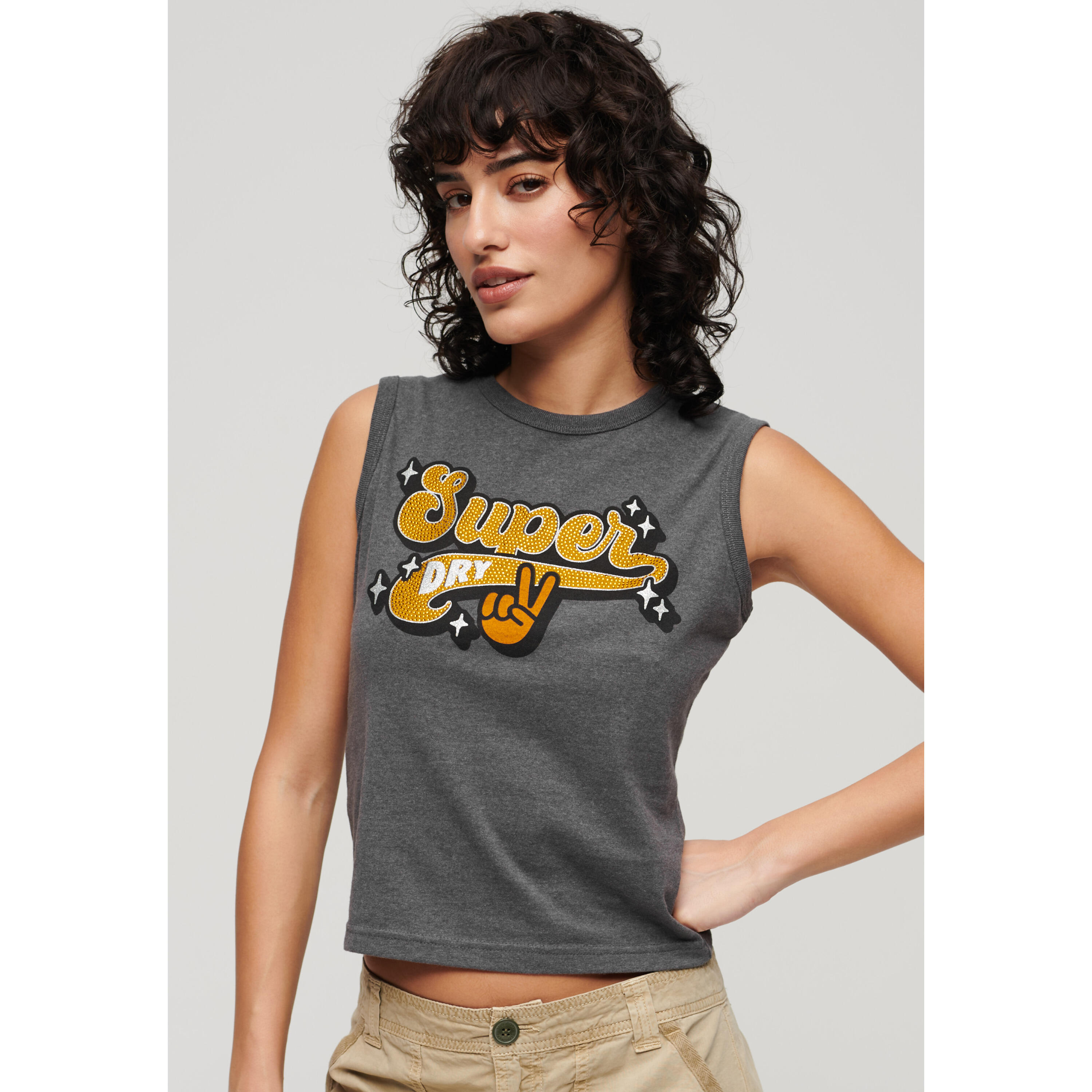 Débardeur slim femme Superdry Retro 2/6
