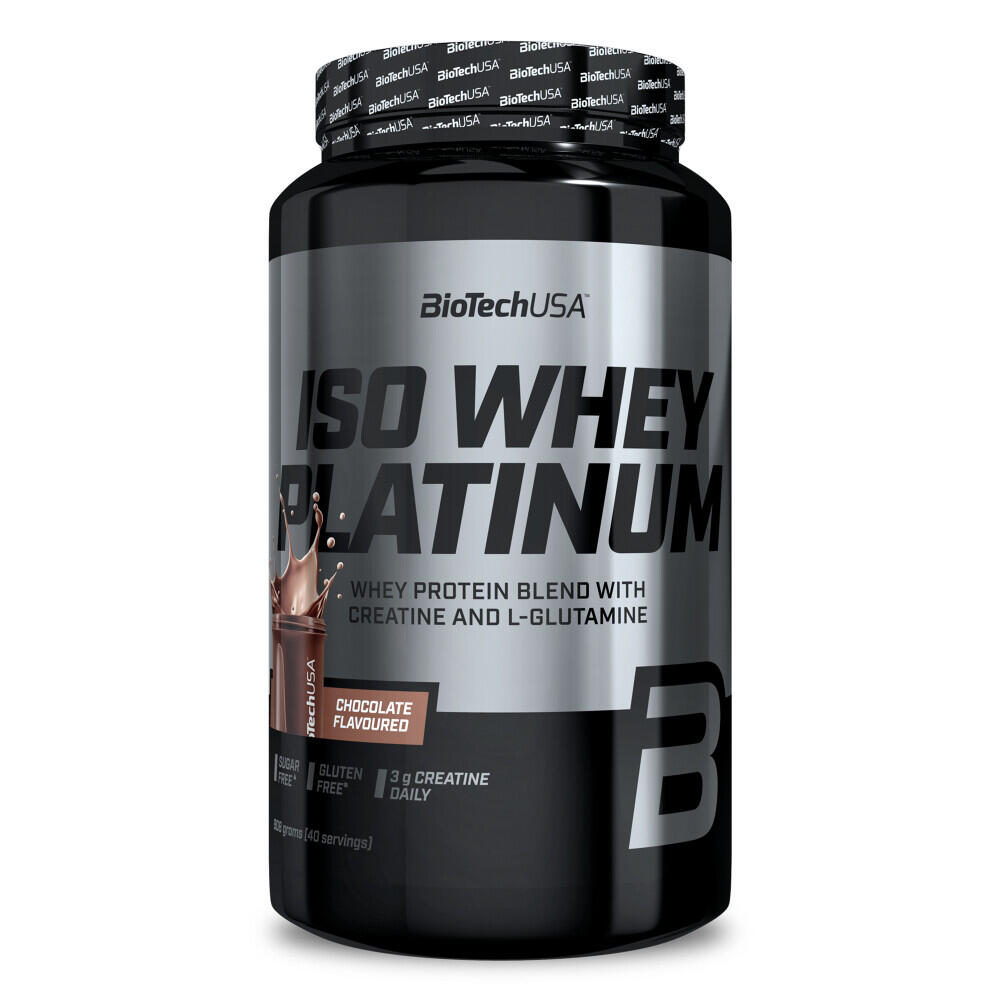 Iso Whey Platinum - 908g Chocolate Biotech USA