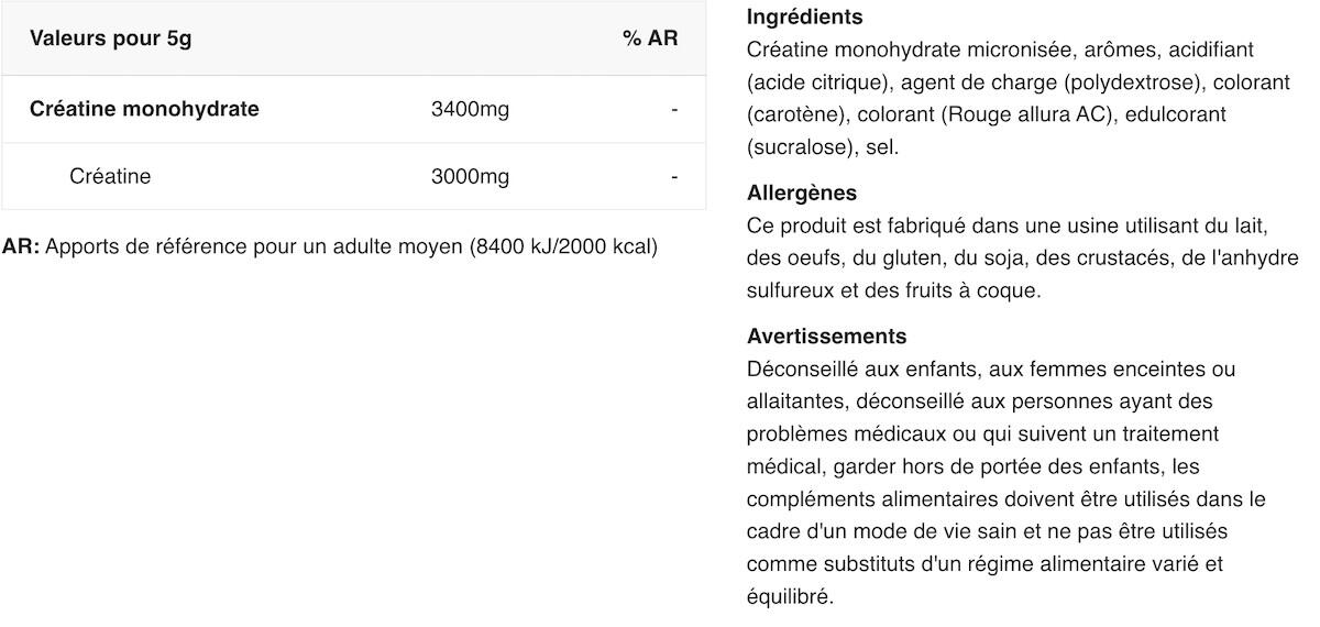100 % Kreatinmonohydrat – 300 g Orange Biotech USA 2/6