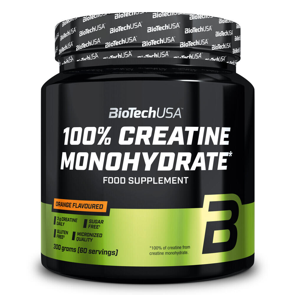 100% monohydrat kreatyny - 300 g Orange Biotech USA
