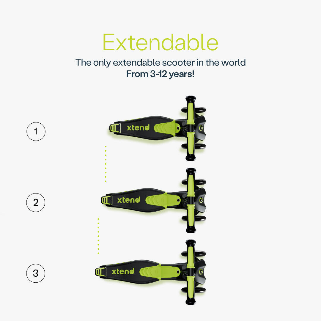 Patinete evolutivo Xtend - Verde lima 4/6