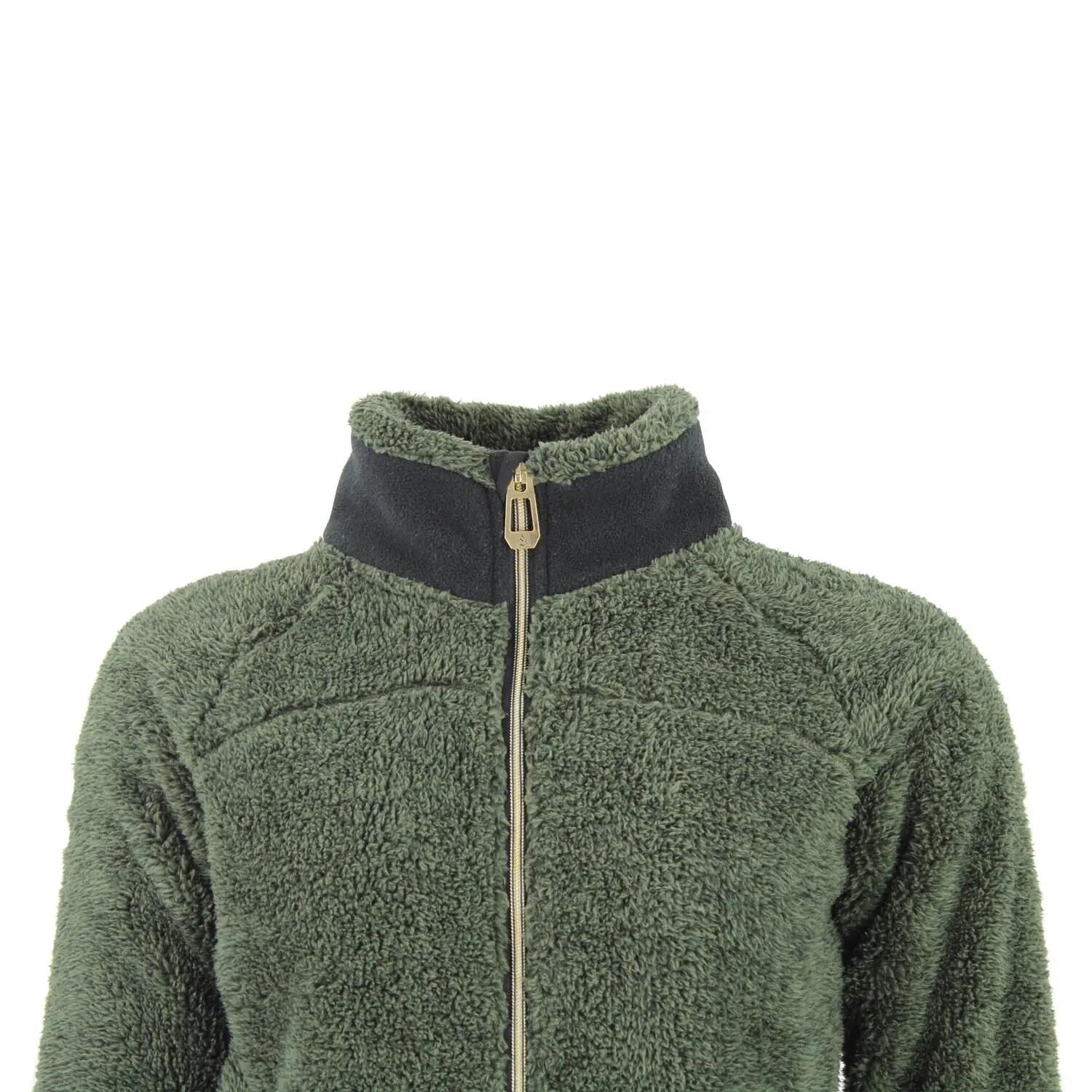 Women's zipped fleece Peak Mountain Coral Sherpa 300G 3/3