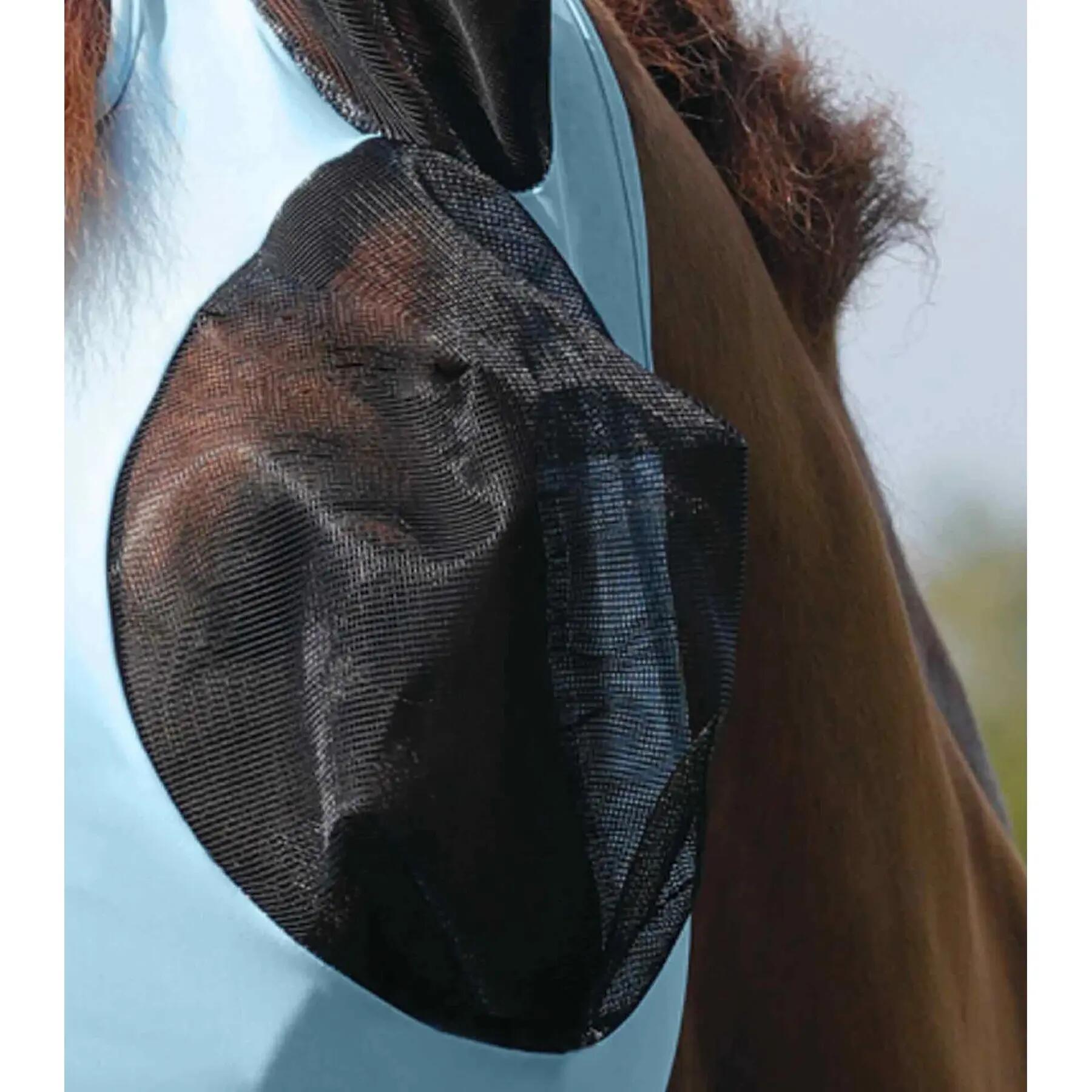 Masque anti-mouches pour cheval Premier Equine Comfort Tech Lycra 2/3