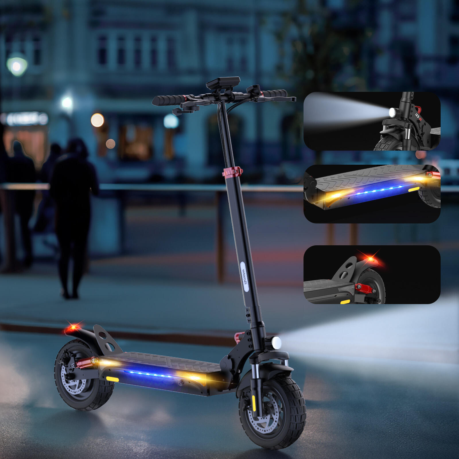Adulte Mobilité urbaine Trottinette électrique tout-terrain autonomie 40 km 7/7