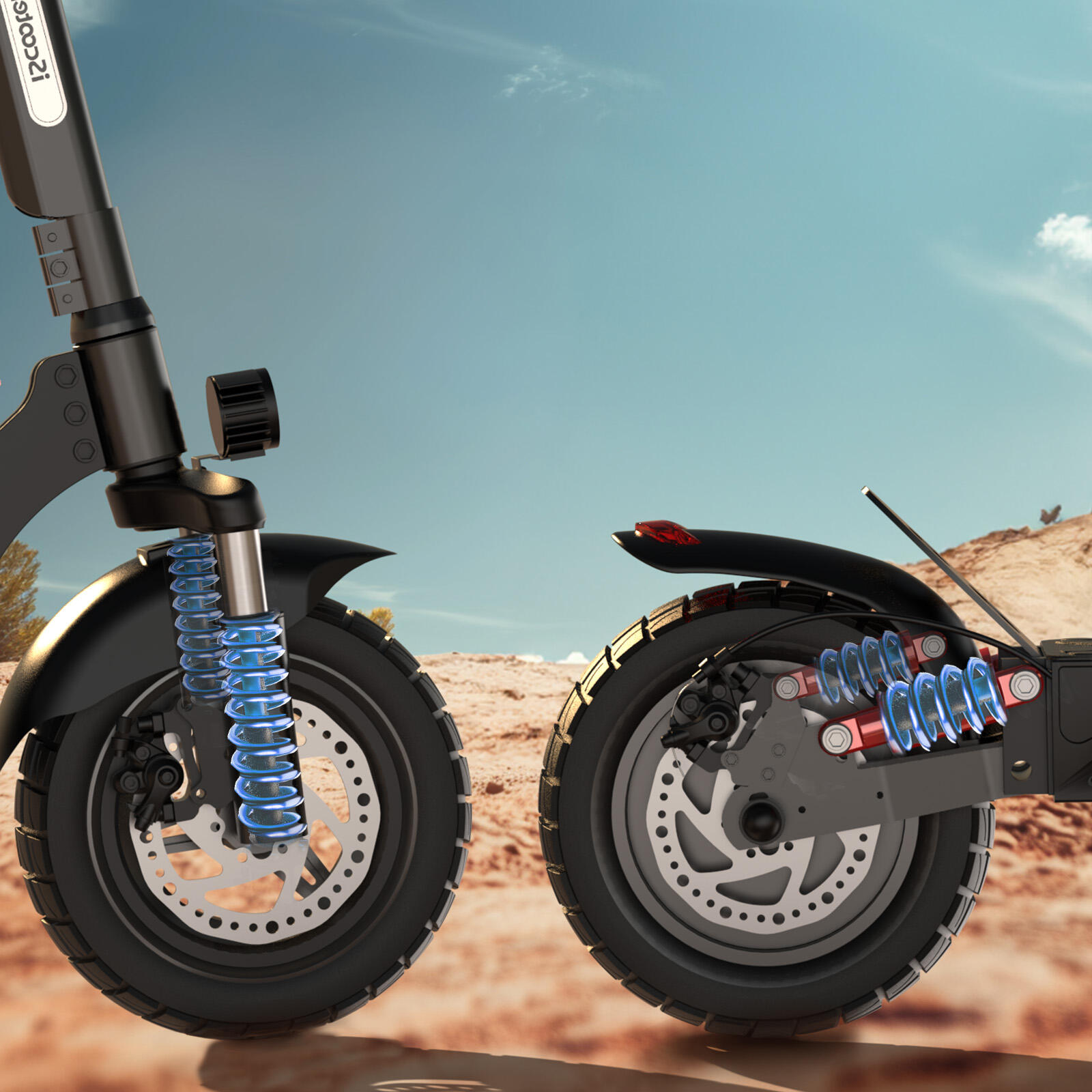 Adulte Mobilité urbaine Trottinette électrique tout-terrain autonomie 40 km 6/7