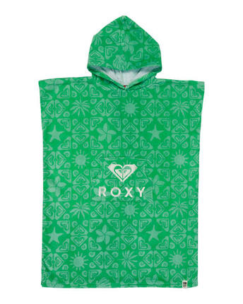 Poncho de surf RG STAY MAGICAL PRINTED Vert Fille