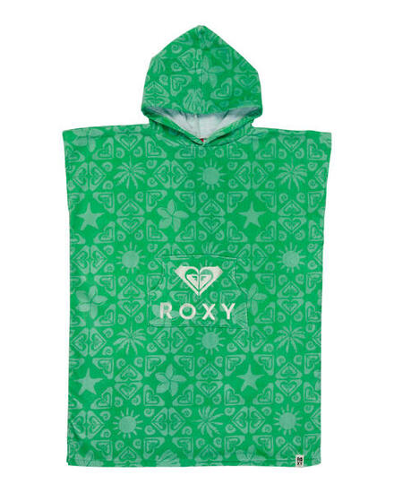 Poncho de surf RG STAY MAGICAL PRINTED Vert Fille