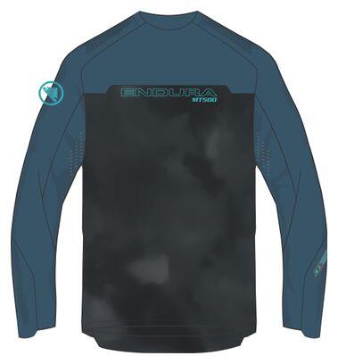 Langarm Trikot Herren Endura MT500 Burner Blau