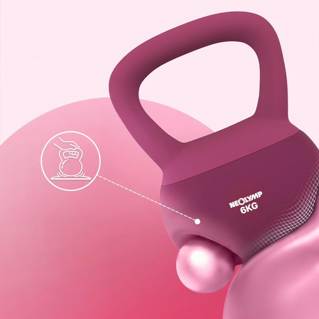 6 kg Soft Kettlebell voor krachttraining – Antislip grip, ideaal voor trainingen 2/7