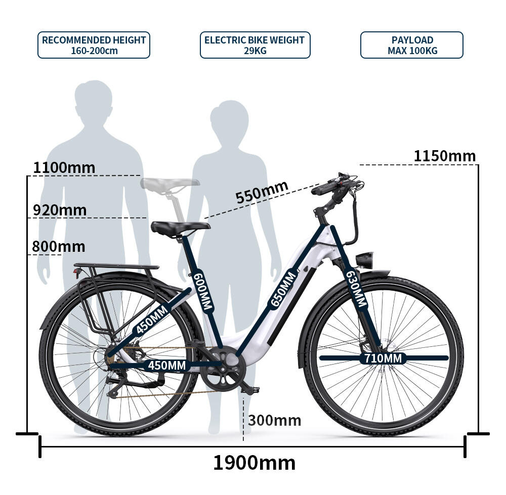 ONESPORT OT05 PRO Electric Bicycle Adult 36V 22.5AH Battery 250W motor E-bike 13/14